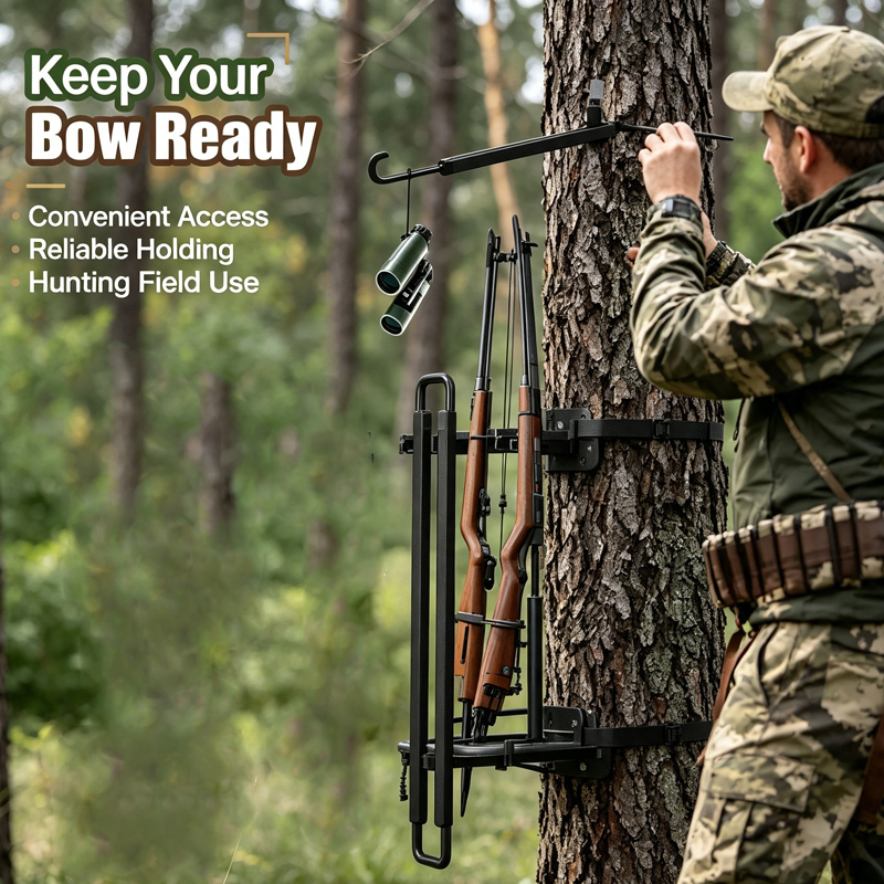 Tree Stand Bow Hanger Bow Hunt - Outdoor Hunting Outfitters review and price