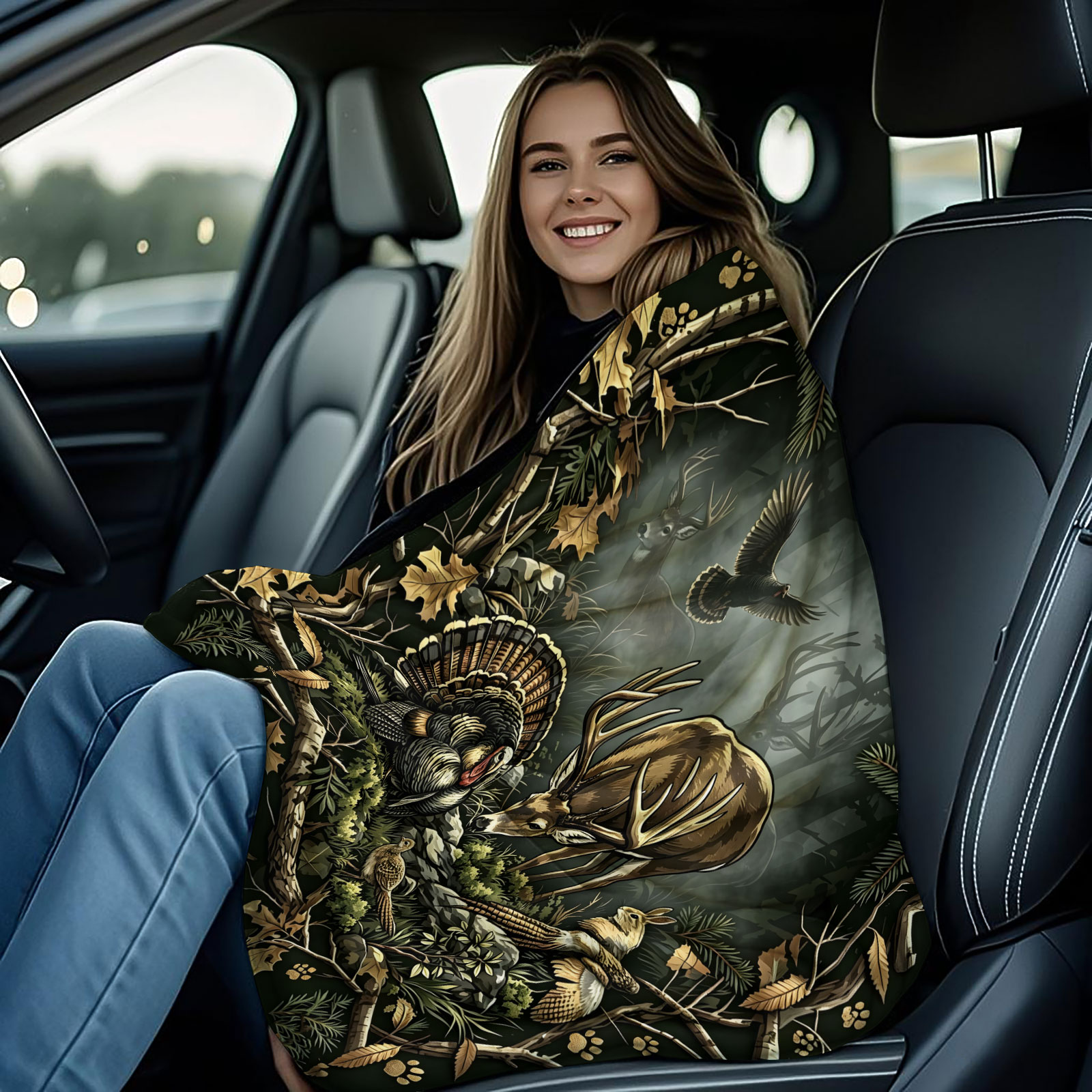 Vintage Woodland Animal Throw  - Wildman Hunting & Outdoor Reviews review and price