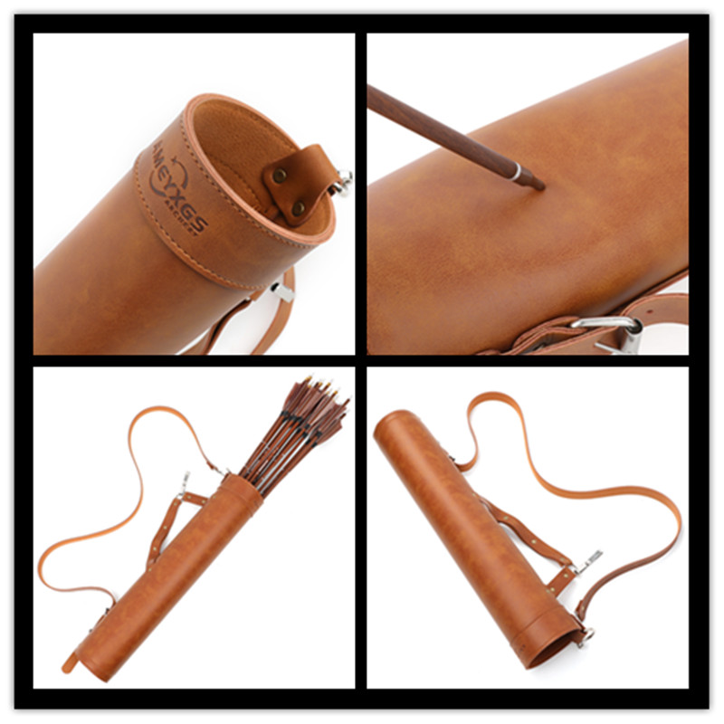 1 pc Archery Quiver Faux Leath - Outdoor Hunting Youtube review and price