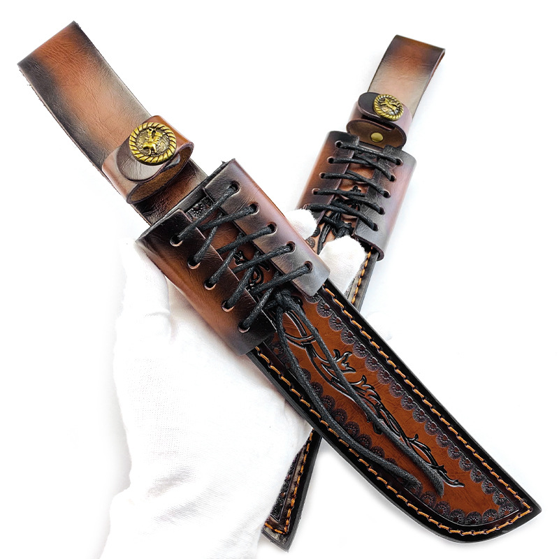 Genuine Cowhide Fixed Blade Kn - Knife Hunting Fixed Blade review and price