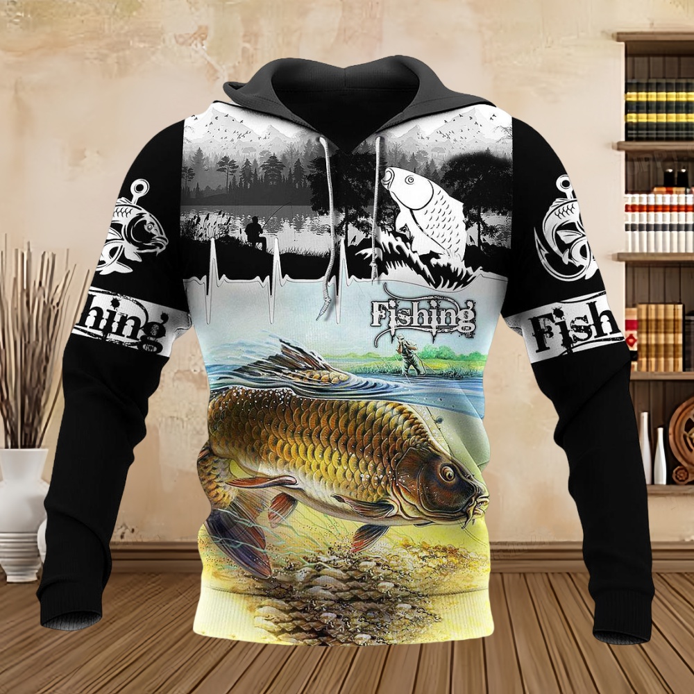Wild Fishing Print 3D Casual H - Wildman Hunting & Outdoor Reviews review and price