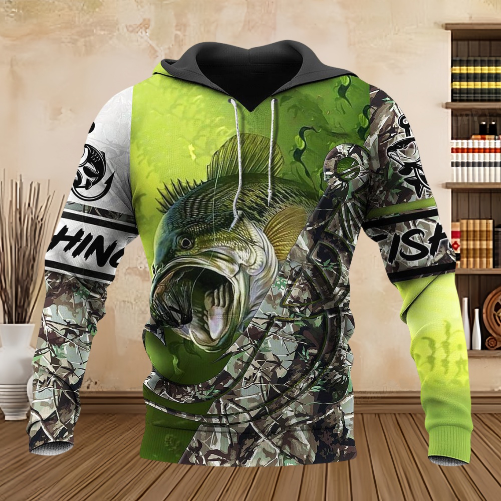 Wild Fishing Print 3D Casual H - Wildman Hunting & Outdoor Reviews review and price